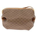 GUCCI Shoulder Bag Leather Beige Gold 007 115 5770 Auth 206426-2