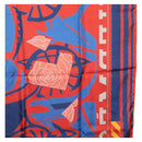 HERMES Carre 90 Scarf ""PUZZLE"" Silk Orange Auth 206427M-21