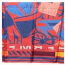 HERMES Carre 90 Scarf ""PUZZLE"" Silk Orange Auth 206427M-23