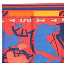 HERMES Carre 90 Scarf ""PUZZLE"" Silk Orange Auth 206427M-3
