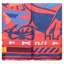 HERMES Carre 90 Scarf ""PUZZLE"" Silk Orange Auth 206427M-9