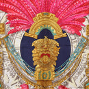 HERMES Carre 90 Scarf ”Mexico” Silk Navy Auth 206428-11