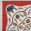 HERMES Carre 90 Scarf ”Pourvu qu'on ait l'ivresse” Silk Red Auth 206430-2