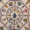 HERMES Carre 90 Scarf ”Pourvu qu'on ait l'ivresse” Silk Red Auth 206430-6