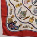 HERMES Carre 90 Scarf ”Pourvu qu'on ait l'ivresse” Silk Red Auth 206430-8