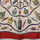 HERMES Carre 90 Scarf ”Pourvu qu'on ait l'ivresse” Silk Red Auth 206430-9