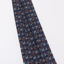 HERMES Necktie Silk Navy Auth 206433M-14