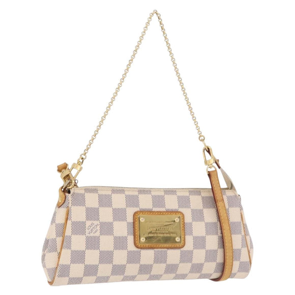 LOUIS VUITTON Damier Azur Eva Shoulder Bag 2way N55214 LV Auth 206436A
