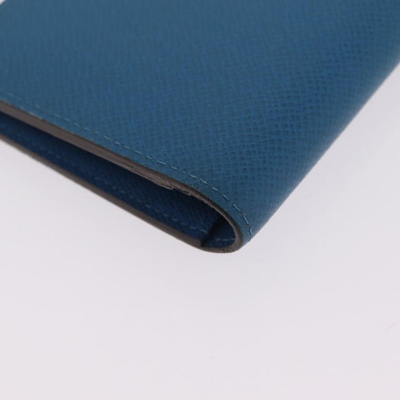 LOUIS VUITTON Taiga Brazza Portefeuille Long Wallet Blue M32815 LV Auth 206439A