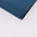 LOUIS VUITTON Taiga Brazza Portefeuille Long Wallet Blue M32815 LV Auth 206439A-7