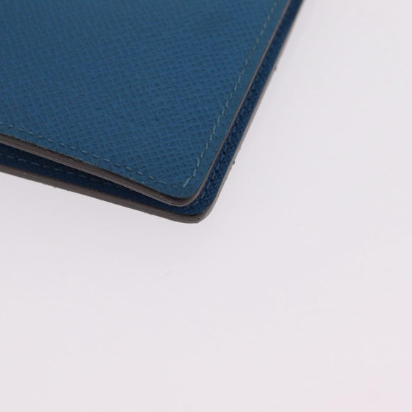 LOUIS VUITTON Taiga Brazza Portefeuille Long Wallet Blue M32815 LV Auth 206439A