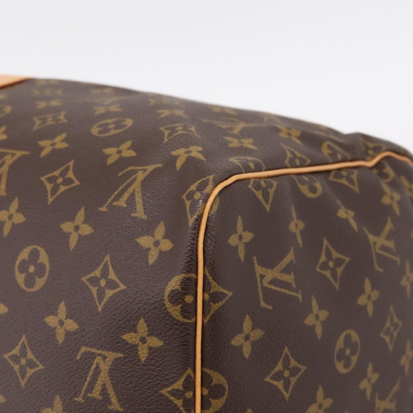 LOUIS VUITTON Monogram Keepall 55 Boston Bag M41424 LV Auth 206444SM