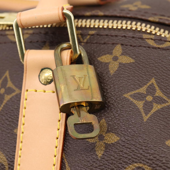LOUIS VUITTON Monogram Keepall 55 Boston Bag M41424 LV Auth 206444SM