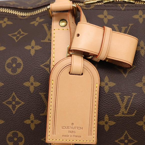 LOUIS VUITTON Monogram Keepall 55 Boston Bag M41424 LV Auth 206444SM
