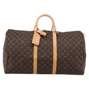 LOUIS VUITTON Monogram Keepall 55 Boston Bag M41424 LV Auth 206444SM-13