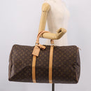 LOUIS VUITTON Monogram Keepall 55 Boston Bag M41424 LV Auth 206444SM-23