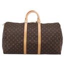 LOUIS VUITTON Monogram Keepall 55 Boston Bag M41424 LV Auth 206444SM-2