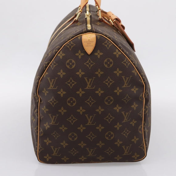 LOUIS VUITTON Monogram Keepall 55 Boston Bag M41424 LV Auth 206444SM