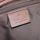 GUCCI GG Canvas Shoulder Bag Beige Silver 90477 Auth 206451-21
