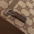 GUCCI GG Canvas Shoulder Bag Beige Silver 90477 Auth 206451-26