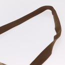 GUCCI GG Canvas Shoulder Bag Beige Silver 90477 Auth 206451-14