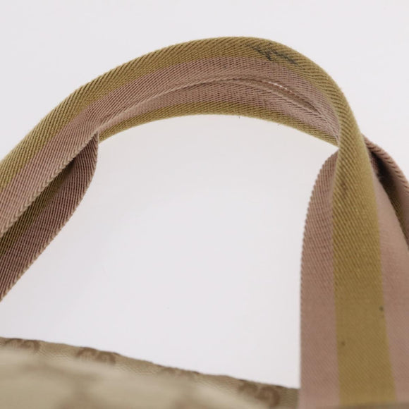 GUCCI GG Canvas Sherry Line Tote Bag Beige 189669 Auth 206454