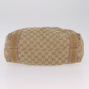 GUCCI GG Canvas Sherry Line Tote Bag Beige 189669 Auth 206454-6