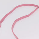 Balenciaga Croco Embossed XX Small Flap Bag Bag Leather Pink 695645 Auth 206457M-15