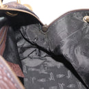 GUCCI Histeria Hand Bag Leather Black Gold 209600 Auth 206458-19