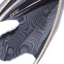 PRADA Long Wallet Safiano Leather Black Gold Auth 206459-21