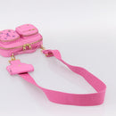 LOUIS VUITTON Utility Cross Body Bag Calf leather Pink M59244 LV Auth 206460V-10