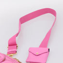 LOUIS VUITTON Utility Cross Body Bag Calf leather Pink M59244 LV Auth 206460V-14