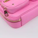 LOUIS VUITTON Utility Cross Body Bag Calf leather Pink M59244 LV Auth 206460V-16