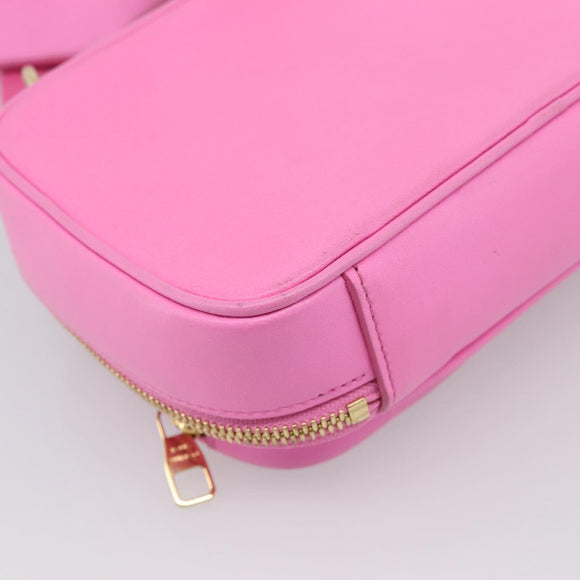 LOUIS VUITTON Utility Cross Body Bag Calf leather Pink M59244 LV Auth 206460V