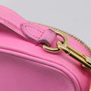 LOUIS VUITTON Utility Cross Body Bag Calf leather Pink M59244 LV Auth 206460V-19