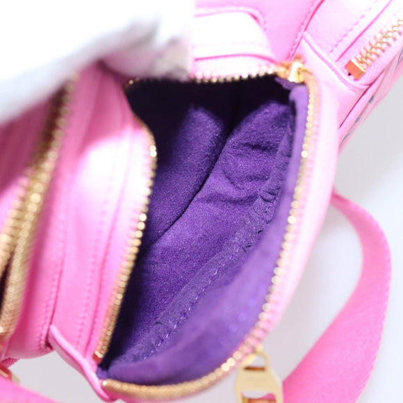 LOUIS VUITTON Utility Cross Body Bag Calf leather Pink M59244 LV Auth 206460V