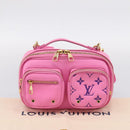 LOUIS VUITTON Utility Cross Body Bag Calf leather Pink M59244 LV Auth 206460V-12