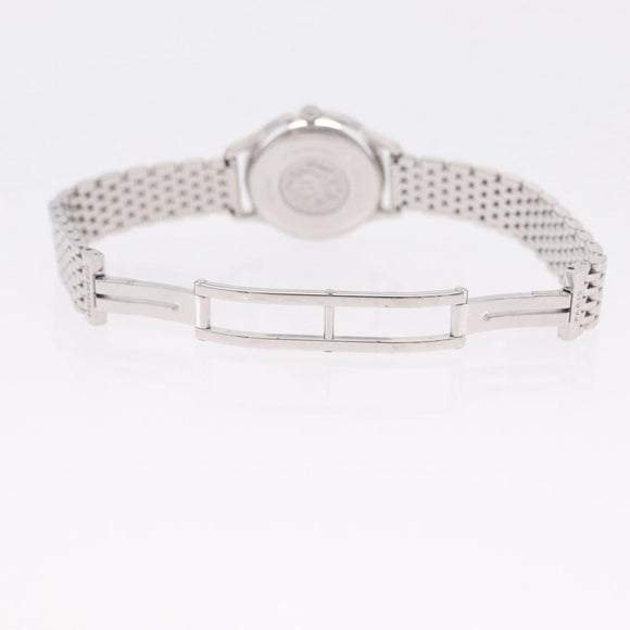 HERMES Slim Du Hermes Watches Stainless Steel Silver Auth 206466M