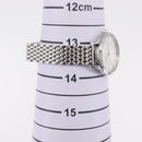 HERMES Slim Du Hermes Watches Stainless Steel Silver Auth 206466M-21