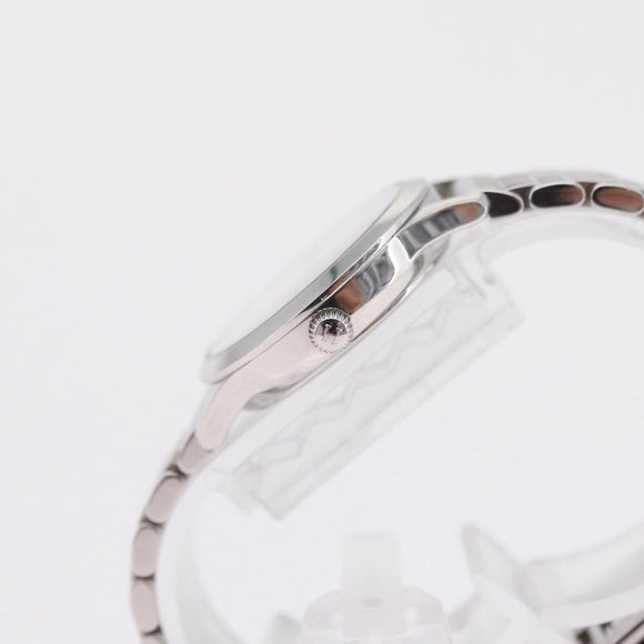 HERMES Slim Du Hermes Watches Stainless Steel Silver Auth 206466M
