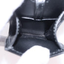 PRADA Hand Bag Leather 2way Black Silver Auth 206472M-31