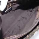 FENDI Zucca Canvas Mamma Baguette Shoulder Bag Brown Black 8BR036 Auth 206475V-19