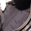 FENDI Zucca Canvas Mamma Baguette Shoulder Bag Brown Black 8BR036 Auth 206475V-24