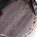 FENDI Zucca Canvas Mamma Baguette Shoulder Bag Brown Black 26569 Auth 206476V-20