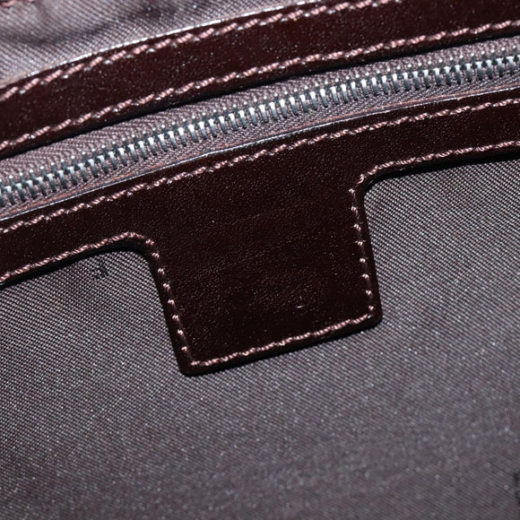FENDI Zucca Canvas Mamma Baguette Shoulder Bag Brown Black 26727 Auth 206478V