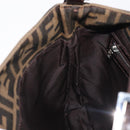 FENDI Zucca Canvas Mamma Baguette Shoulder Bag Brown Black 26727 Auth 206478V-21