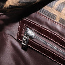 FENDI Zucca Canvas Mamma Baguette Shoulder Bag Brown Black 26727 Auth 206478V-22