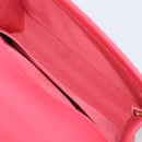 CHANEL Boy Chanel Matelasse Chain Bag Lamb Skin Pink Gold CC Auth 206483M-23