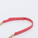 CHANEL Boy Chanel Matelasse Chain Bag Lamb Skin Pink Gold CC Auth 206483M-9