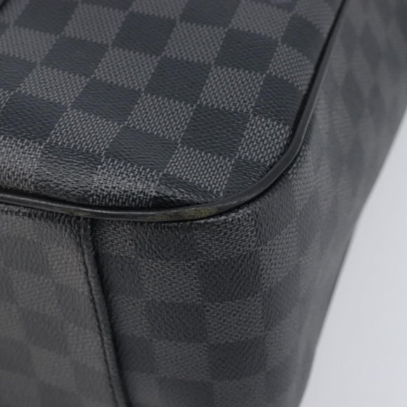 LOUIS VUITTON Damier Graphite Tadao Shoulder Bag 2way N51192 LV Auth 206485V